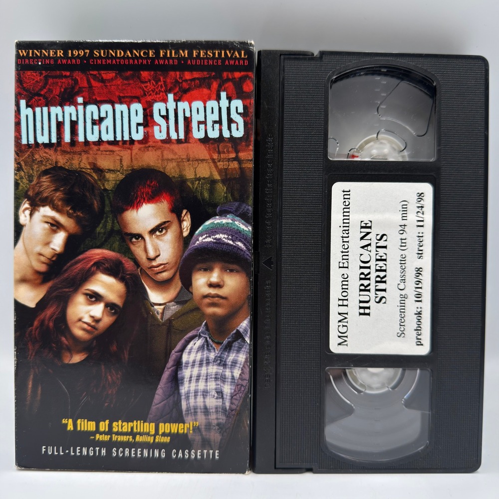 Hurricane Streets VHS 1998 MGM Screening Cassette Sundance Film Festival Winner
